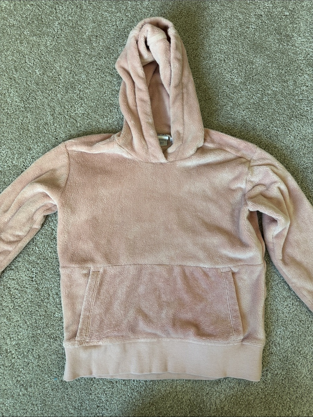 Athleta Plush Hooded Cowl Sweater - Dusty Rose